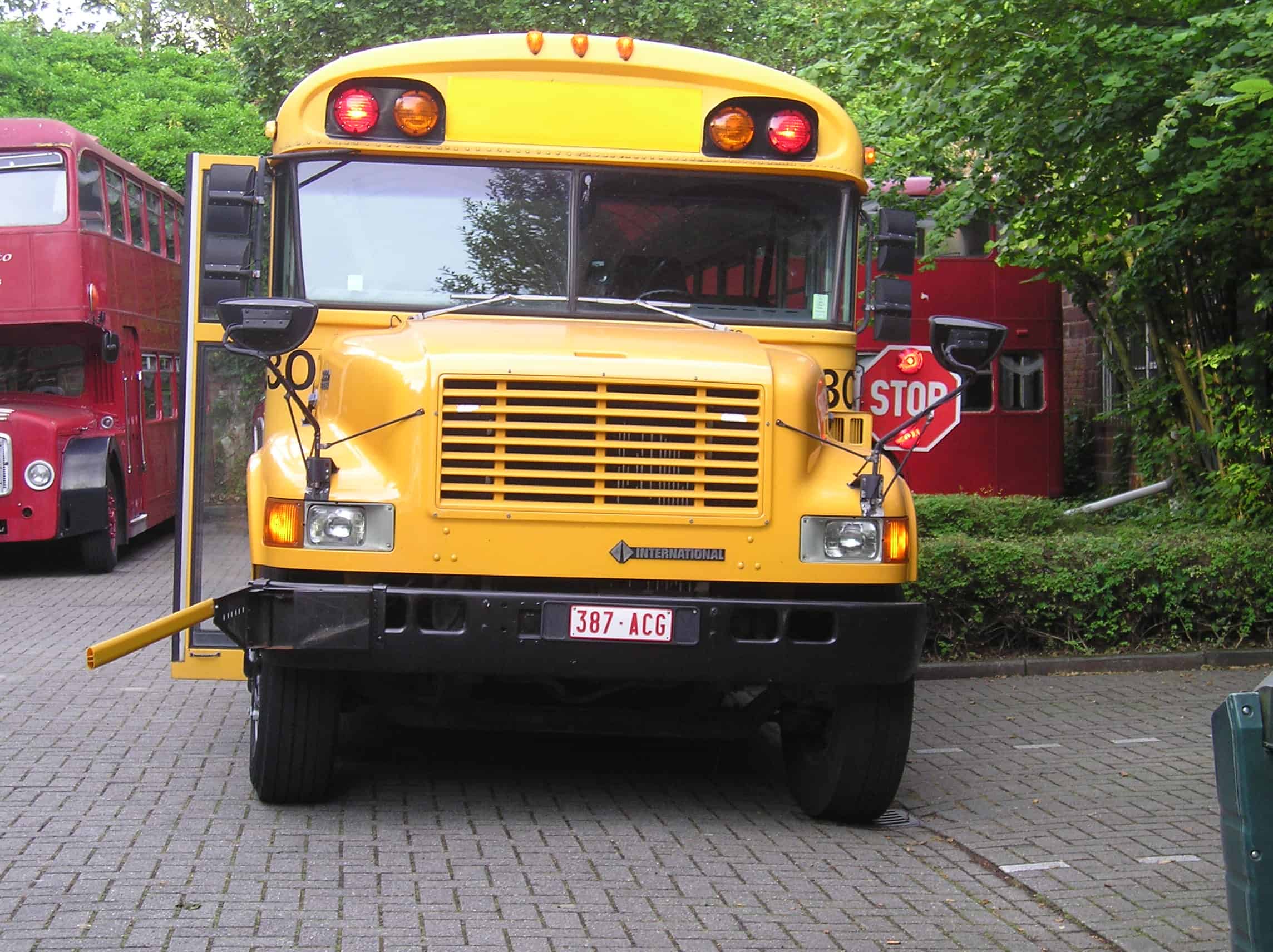 Amerikaanse Yellow schoolbus