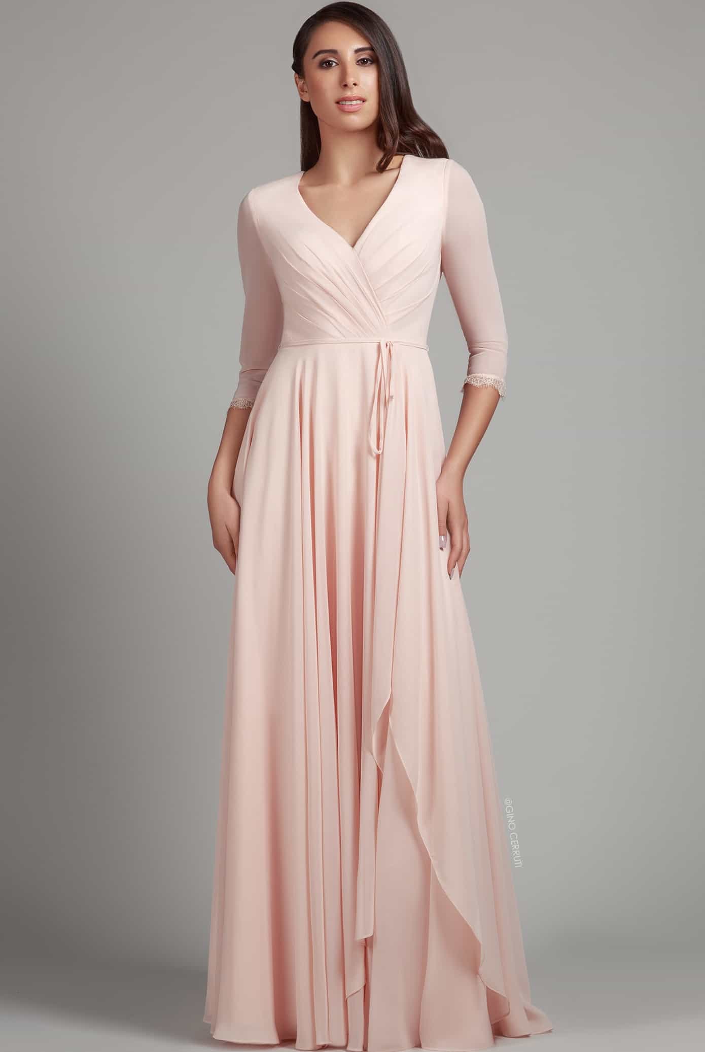 Bruidsdames jurken GCE4114F licht roze