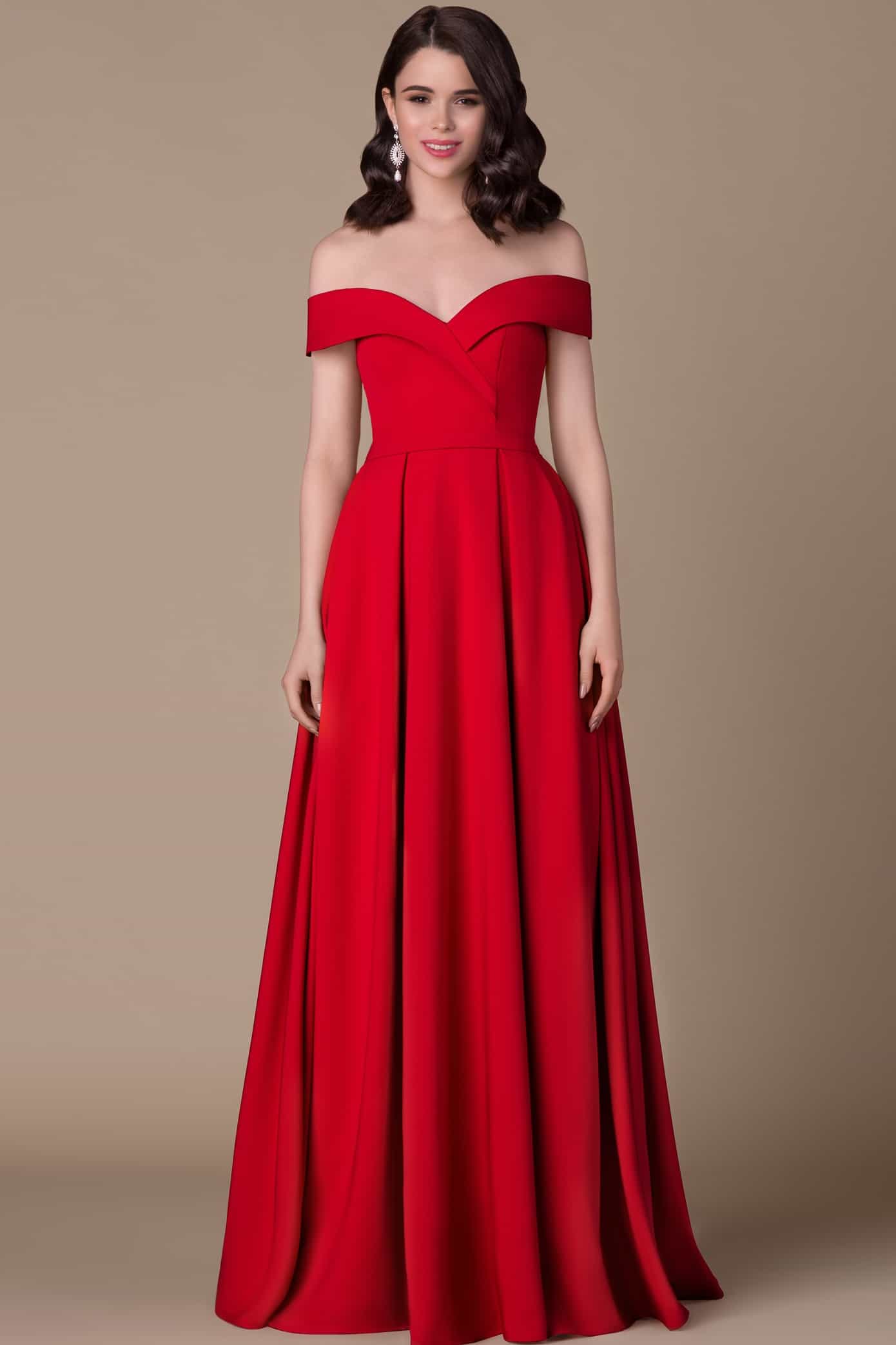 Bruidsdames jurken GCE6193H rood