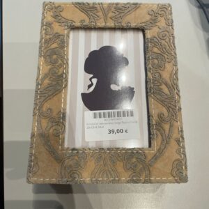 Elegante Beige Fluwelen Fotobox / Kader