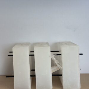 Kaars Twin Towers 3 Delig – Wit