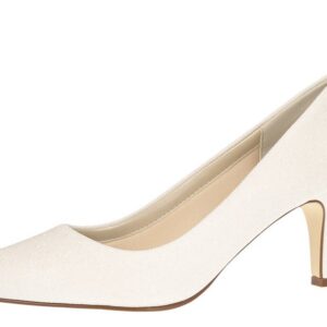 Trouwschoenen Bruid Brooke Off-White Metallic